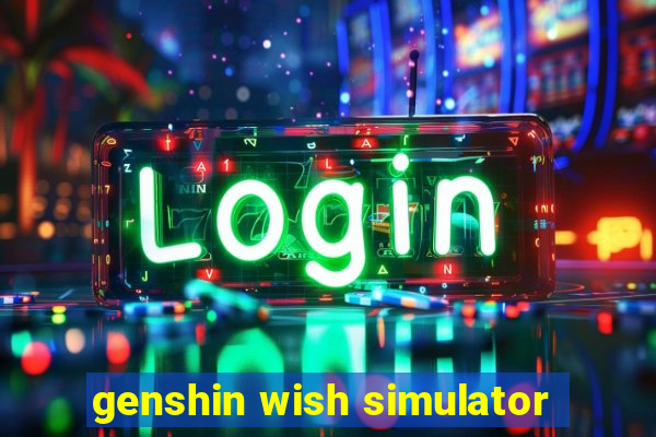 genshin wish simulator